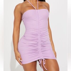 Fashion nova ruched mini dress